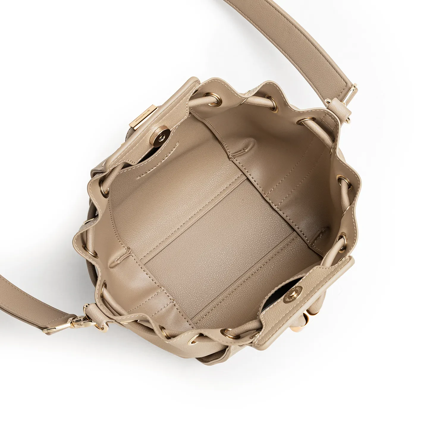 ESBUCKET MINI BUCKET BAG - LIGHT MOCHA
